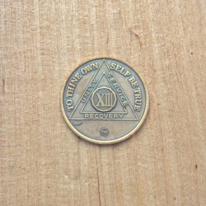 Bronze mønt 13 år