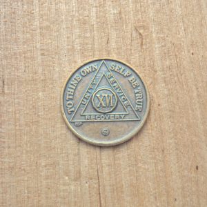 Bronze mønt 16 år