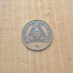 Bronze mønt 17 år