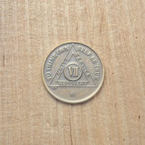 Bronze mønt 7 år