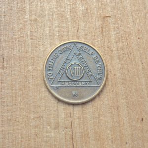Bronze mønt 8 år