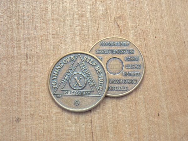 Bronze mønt 10 år