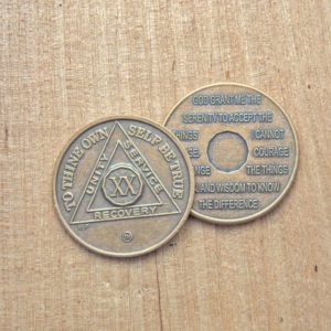 AA bronze mønter