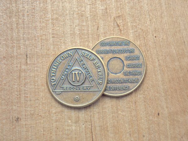 Bronze mønt 4 år