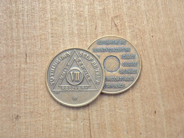 Bronze mønt 7 år