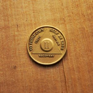 Bronze mønt 2 år