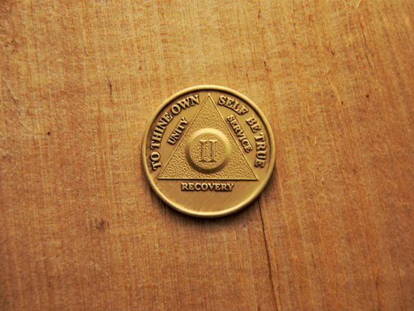 Bronze mønt 2 år