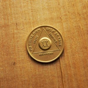 Bronze mønt 20 år