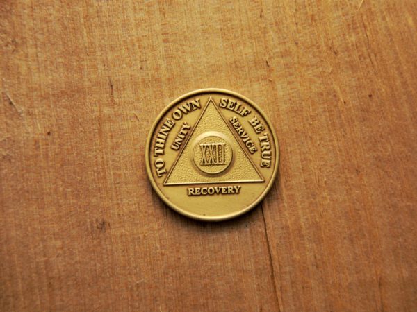 Bronze mønt 22 år