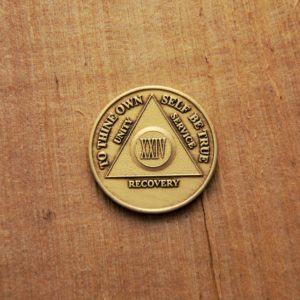 Bronze mønt 24 år