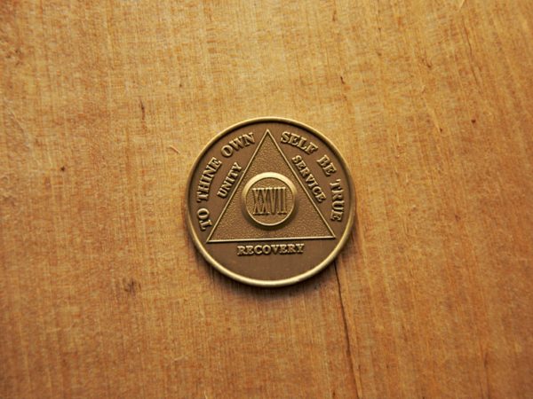 Bronze mønt 27 år