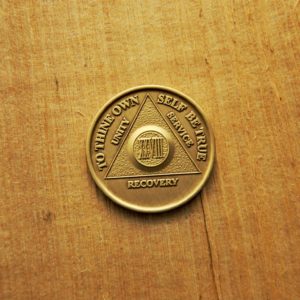 Bronze mønt 28 år