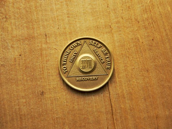 Bronze mønt 28 år