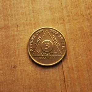 Bronze 3 måneds mønt