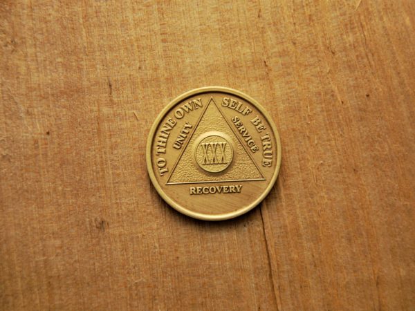 Bronze mønt 30 år