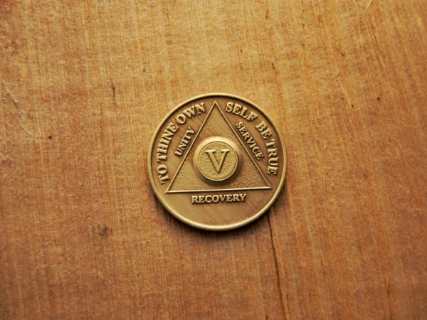 Bronze mønt 5 år
