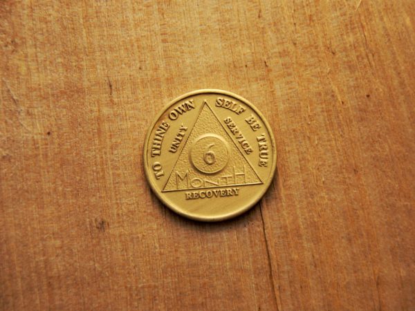 Bronze 6 måneds mønt
