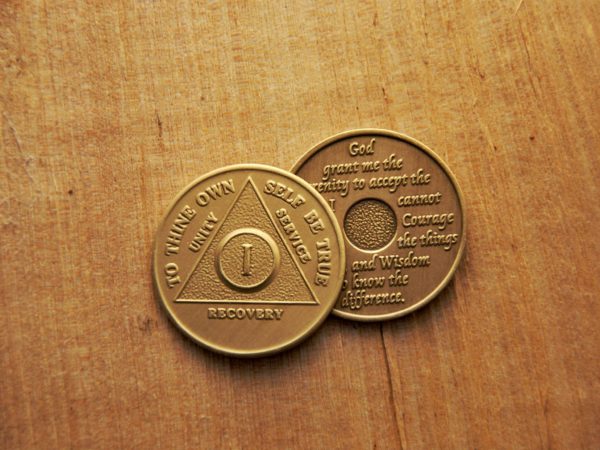 Bronze mønt 1 år