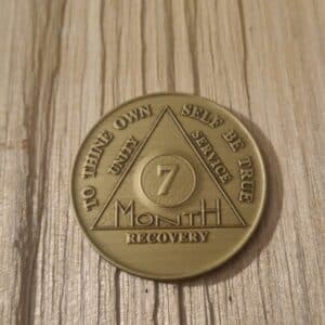 Bronze 7 måneders mønt