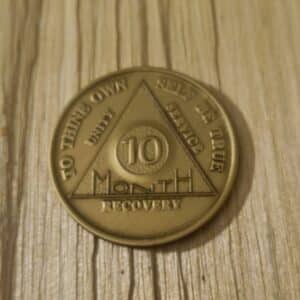 Bronze 10 måneders mønt