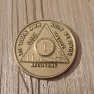Bronze 1 måneds mønt