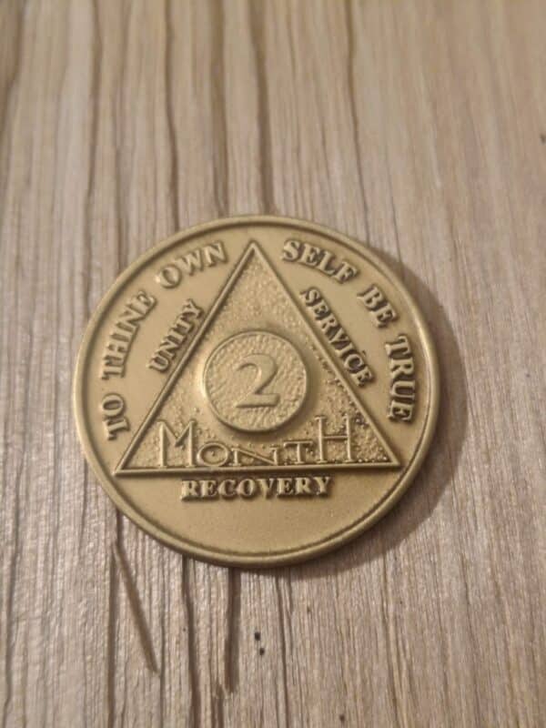 Bronze 2 måneds mønt